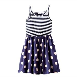 SPLENDID STRIPES AND DOTS COUPE SUNDRESS